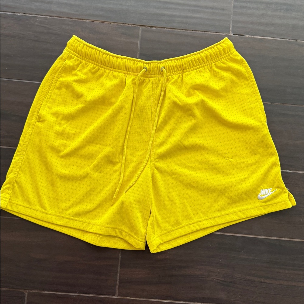 Nike Bright Yellow Sports Shorts